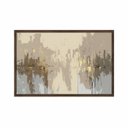 Ver imagem 2 de Quadro Decorativo - Textura Moderna Dourado Abg052 Tela Canvas - 60x40cm