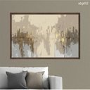 Ver imagem 1 de Quadro Decorativo - Textura Moderna Dourado Abg052 Tela Canvas - 60x40cm