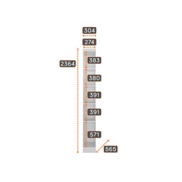 Closet Modulado Safira 009 Clic Moveis - 8