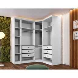 Closet Modulado Safira 009 Clic Moveis - 1