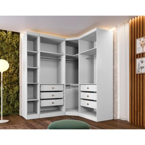 Closet Modulado Safira 009 Clic Moveis