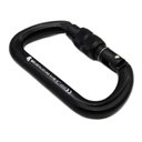 Ver imagem 1 de Mosquetão Sideup Alumínio Oval Trava Rosca 25KN Ce Preto