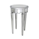Ver imagem 1 de Mesa Auxiliar Espelhada 83x50cm para Sala de Estar e Living