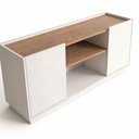 Ver imagem 3 de Rack Moscou com Rodapé 107cm para TV 43" Byhouse