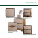 Ver mais imagens de Guarda Roupa Casal 3 Portas Dallas com Espelho Carvalho Fendi com Mesa de Cabeceira Ares Carvalho