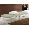 Cama Dobrável Colchão Incluso Solteiro Resistente Aço - 1