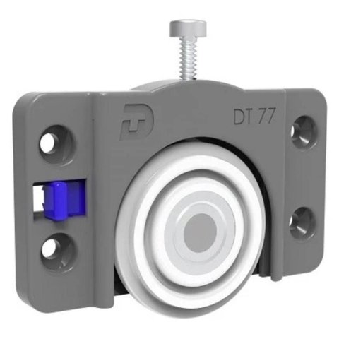Roldana para Porta de Correr Nylon Fibra de Vidro DT77 30kg
