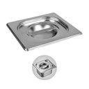 Ver imagem 1 de Tampa para Cuba Gastronômica Gn Inox 1/6 Buffet Restaurante