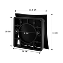 Ver imagem 6 de Válvula Descarga Metal Abaulado Deca Docol Hydra Preto Fosco