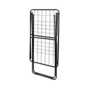 Ver imagem 6 de Varal de Chão Reforçado com Abas Dobrável Suporta 15kg Preto