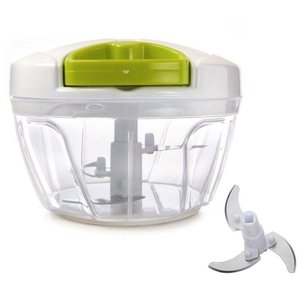 Processador Triturador Manual de Alimentos 3 Lâminas Cozinha