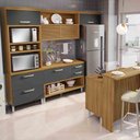 Ver imagem 1 de Cozinha 05 Peças Ripado Nesher Princesa Gourmet 100% Mdf