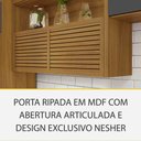 Ver imagem 4 de Cozinha 05 Peças Ripado Nesher Princesa Gourmet 100% Mdf