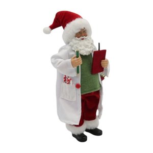 Papai Noel Médico em Pé de Resina 28 Cm | Natal Encantado Formosinha