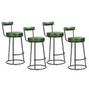 Ver imagem 1 de Kit 4 Banquetas Miami 96cm Couríssimo Verde - Salaone