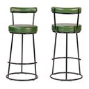Ver imagem 3 de Kit 4 Banquetas Miami 96cm Couríssimo Verde - Salaone