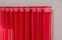 Ver imagem 2 de cortina para sala voal liso transparente delicate 6,00x2,80:vermelho