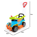 Ver imagem 3 de Carrinho de Brinquedo Jip Jip Infantil Empurrador Colorido
