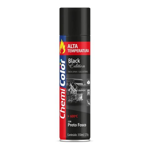 Tinta Spray 350ml Alta Temperatura Interno e Externo Secagem Rápida - Chemicolor