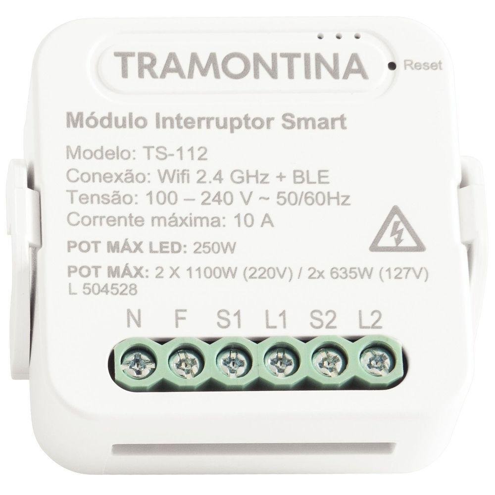 Módulo Interruptor Smart Tramontina 2 Canais Tramontina - 2