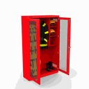 Ver imagem 3 de Armário de Aço Brigada 2 Portas - Nk 1862 Nilko Armários