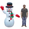 Boneco De Neve Natalino Inflavel Natal Enfeite Grande 1 Metro 20cm Decoraçao Enfeite Festas Eventos  - 5
