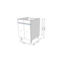 Ver imagem 4 de Armário Multiuso 2 Portas com Cuba Amélia