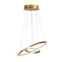 Ver imagem 1 de Lustre Pendente Taschibra Design Montreal 25w Led 40cm Luz Quente 3000k Bivolt Ouro