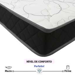 Colchão Casal Bf Colchoes Espuma D33 A Vácuo Ortopédica Certificada 138x188x17cm BF  - 5