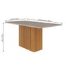 Mesa de Jantar com Vidro Off White Ana e 6 Cadeiras Flora 180x90 Cimol - 2