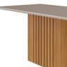 Mesa de Jantar com Vidro Off White Ana e 6 Cadeiras Flora 180x90 Cimol - 4
