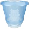 Balde Ofurô Adoleta Bebê 17,5 Litros Azul Transparente Bpa Free - 1
