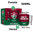 Ver imagem 3 de Caneca Porcelana Premium Brasfoot Fluminense 300ml Urban Licenciada Branco