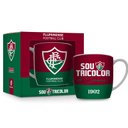 Ver imagem 1 de Caneca Porcelana Premium Brasfoot Fluminense 300ml Urban Licenciada Branco