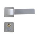 Ver imagem 2 de Porta de Madeira Semi-oca Padrão Imbuia Lisa Bat14 Cm Eco Fech Modena Externa 210ax62l-lado Esquerdo