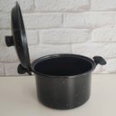Ver mais imagens de Panela Caldeirão 7 Litros Esmaltada Com Tampa Bojuda Panela Grande N24 Preto