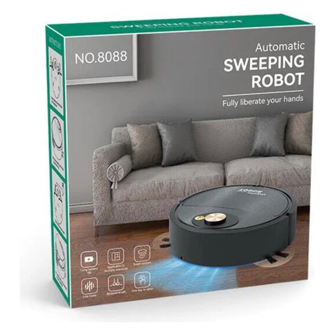 Robô Aspirador Elétrico Automático de Pó Limpa Casa