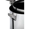 Lixeira Pedal, Rodízio e Alça 100l de Aço Inox - 4