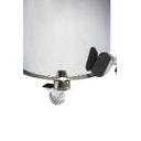 Ver imagem 3 de Lixeira Pedal, Rodízio e Alça 100l de Aço Inox