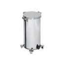 Ver imagem 1 de Lixeira Pedal, Rodízio e Alça 100l de Aço Inox