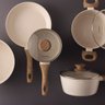 Panela Caçarola Indução Revestimento Cerâmica Style Cook Mármol 20cm - Mimo Style - 10