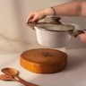 Panela Caçarola Indução Revestimento Cerâmica Style Cook Mármol 20cm - Mimo Style - 2