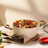 Panela Caçarola Indução Revestimento Cerâmica Style Cook Mármol 20cm - Mimo Style - 8