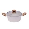 Panela Caçarola Indução Revestimento Cerâmica Style Cook Mármol 20cm - Mimo Style - 1