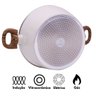 Panela Caçarola Indução Revestimento Cerâmica Style Cook Mármol 20cm - Mimo Style - 6
