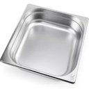 Ver imagem 3 de Kit 4 Cubas Gastronômica Inox 2/3 100mm Restaurante 8,86l Buffet 32,4x35,4cm