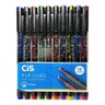 Caneta Esferográfica Tip Line 0.4mm Estojo C/ 10 Cores Cis - 3
