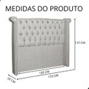 Ver imagem 7 de Kit Cabeceira e Calçadeira Box Sienna 140 Cm Casal Linho