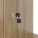 Ver imagem 5 de Cama de Casal Articulada 8 Prateleiras 2 Nichos Amêndoa Cm8040 - Tecno Mobili