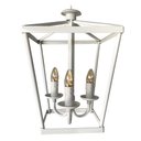 Ver imagem 1 de Luminaria De Ferro Estilo Lampião Decorativo para Área Gourmet Libertas Rosas Artesanato Branco